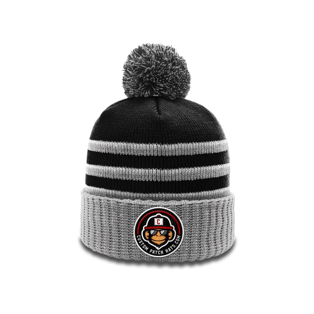 Custom winter hats with pom shop
