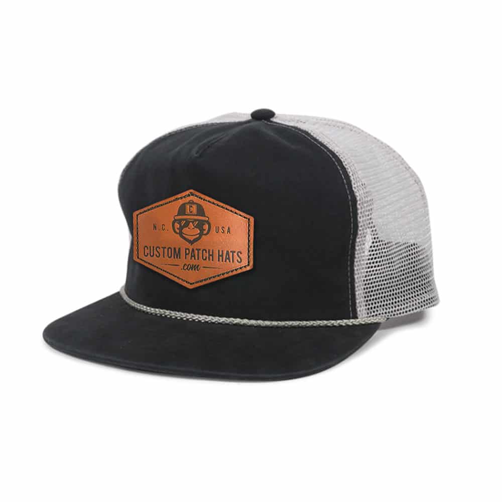 Custom Cheap Grandpa Leather Patch Hat