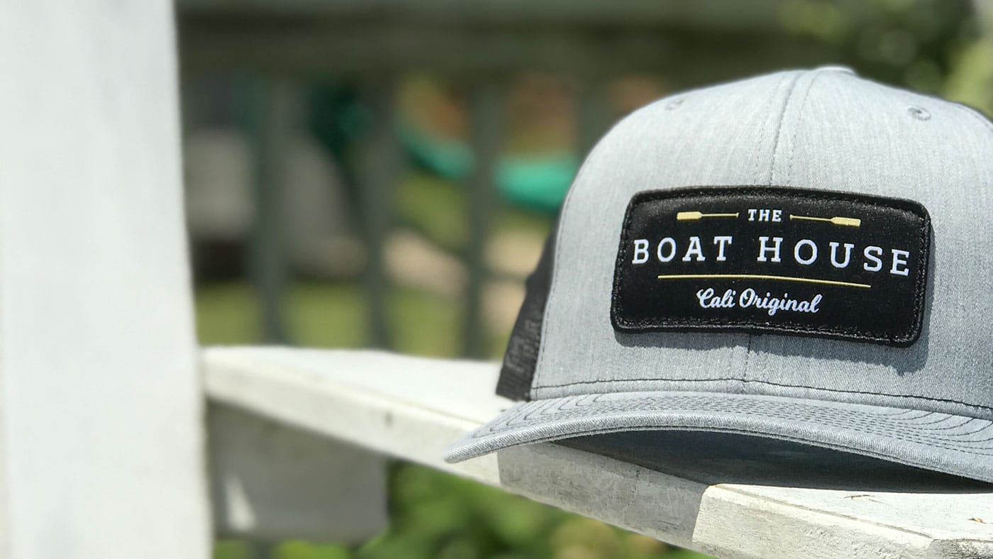 The Boat House custom Richardson curved visor cap