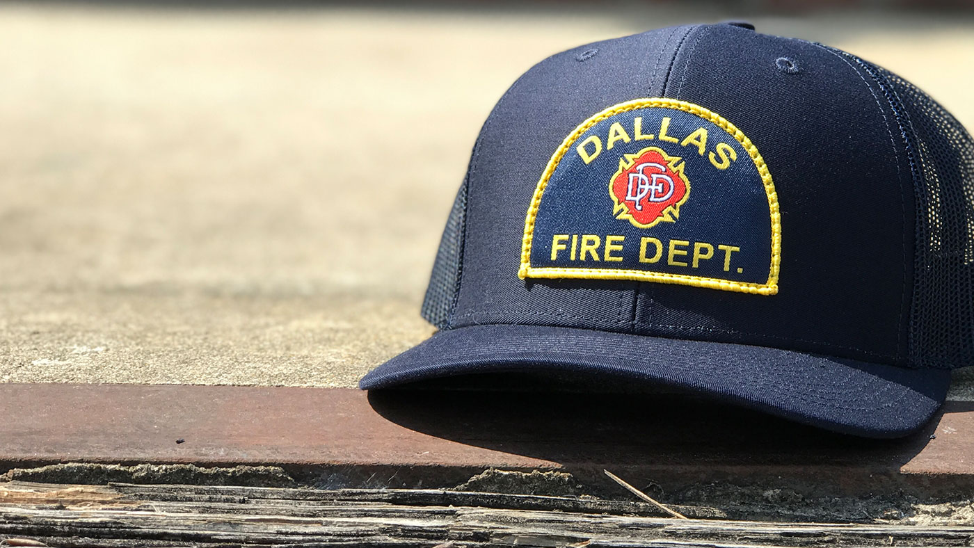 all navy fire department custom hat for firefighters 