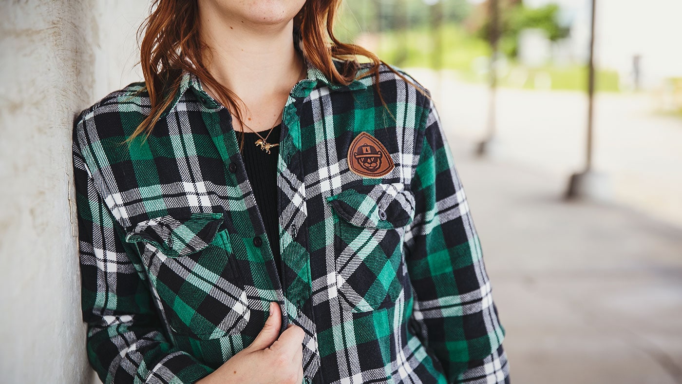 Custom Flannel Shirt With Patch