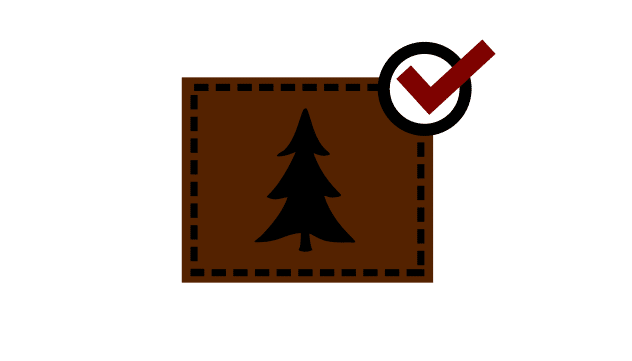 Leather Patch Approval custom hat invoice icon