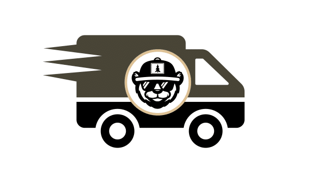 Online Hat Delivery custom hat shipping icon