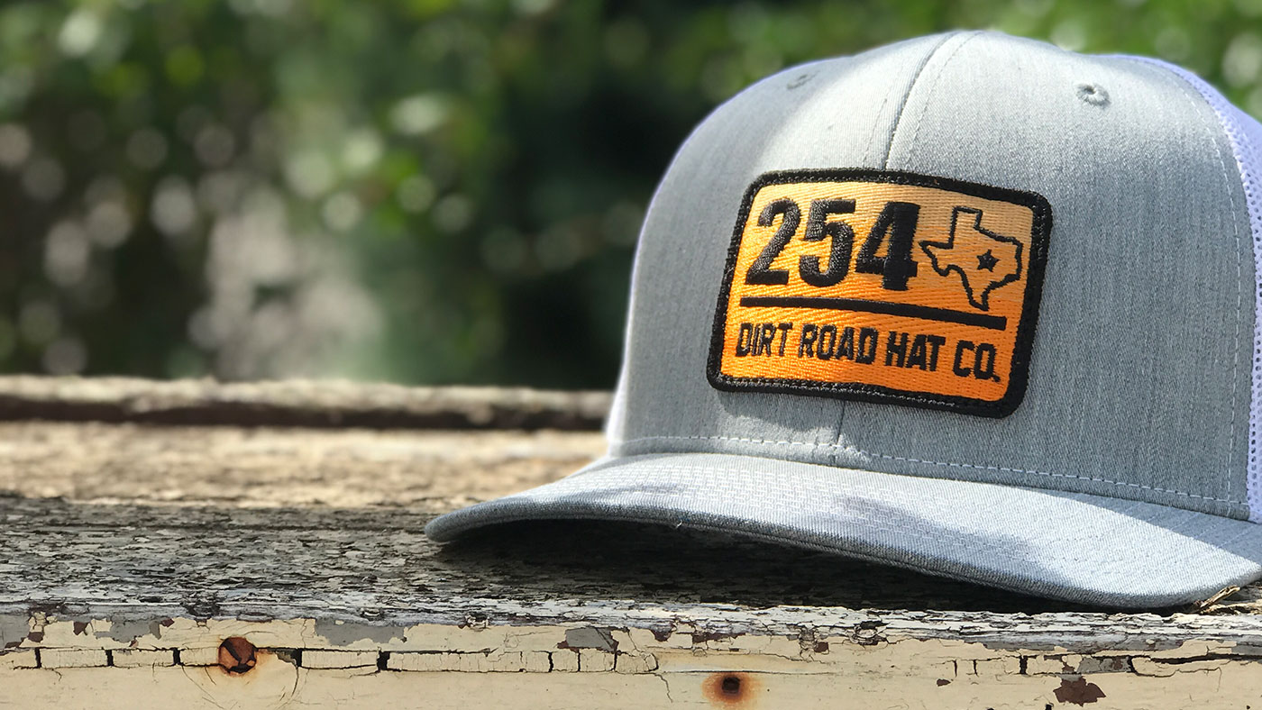 Custom snapback hat with thread patch