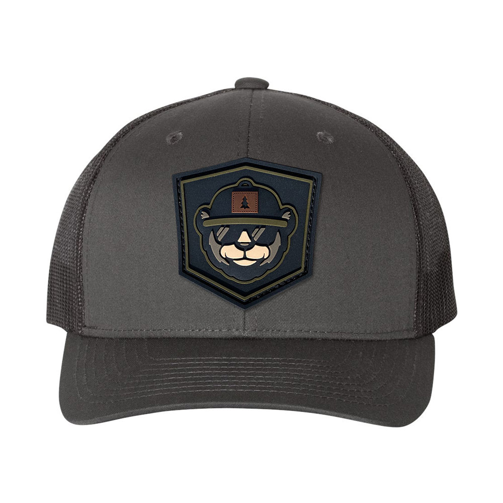 Custom Trucker Hat With Rubber Patches