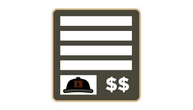 Invoice Online custom hat invoice icon