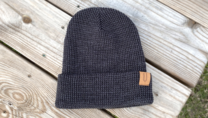 Custom Beanie Suede Labels