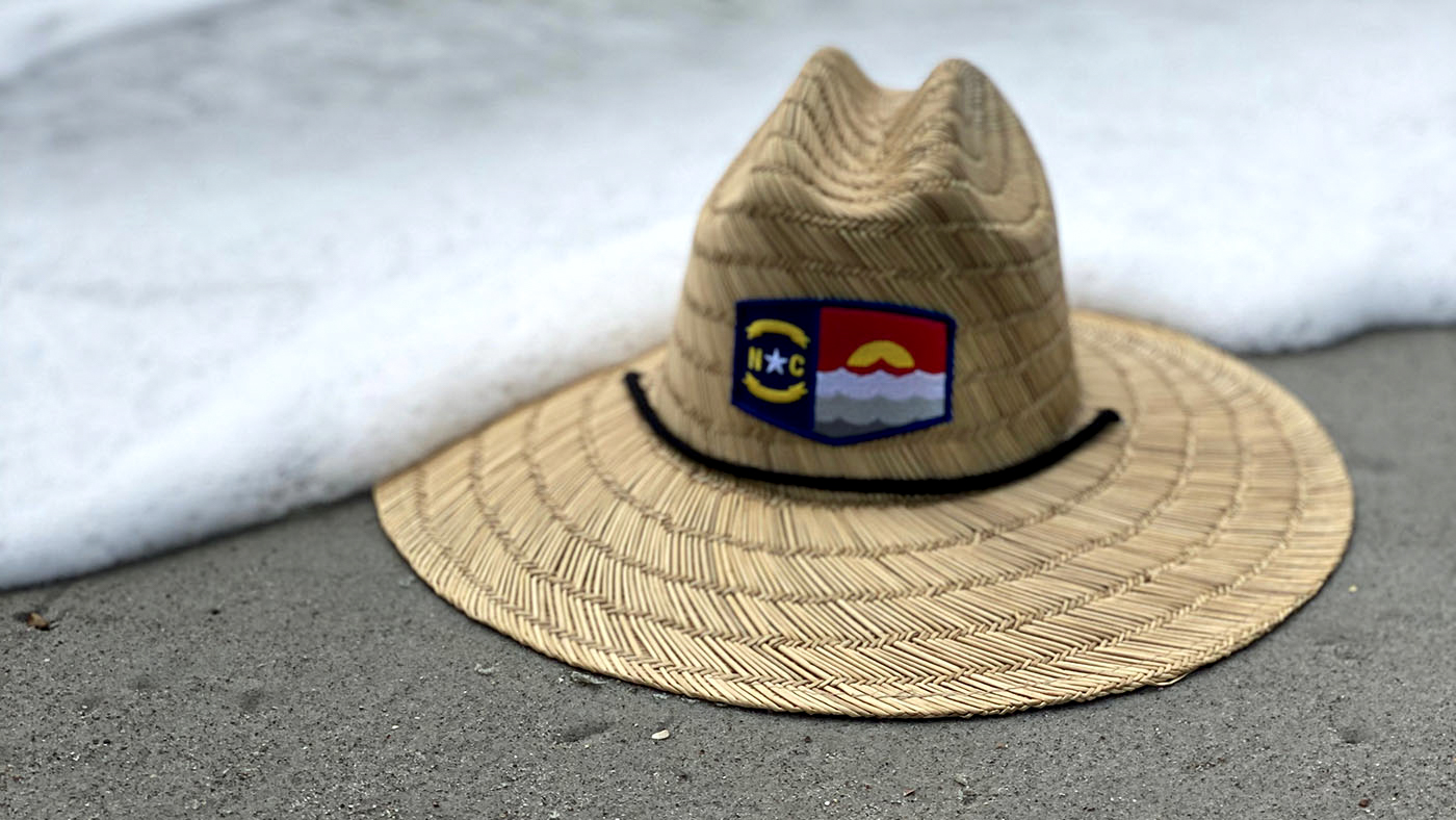 Custom Straw Lifeguard Patch Hat
