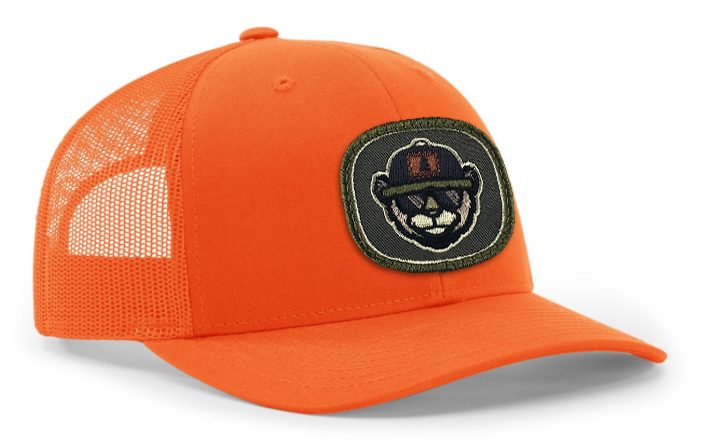 Richardson 882 Blaze Orange Patch Hats