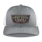 Heather Grey/White Richardson 112 Mid Profile Trucker