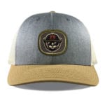 Heather Grey/Birch/Gold Richardson 115 Low Profile Trucker