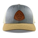 Heather Grey/Birch/Gold Richardson 115 Low Profile Trucker