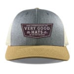 Heather Grey/Birch/Gold Richardson 115 Low Profile Trucker