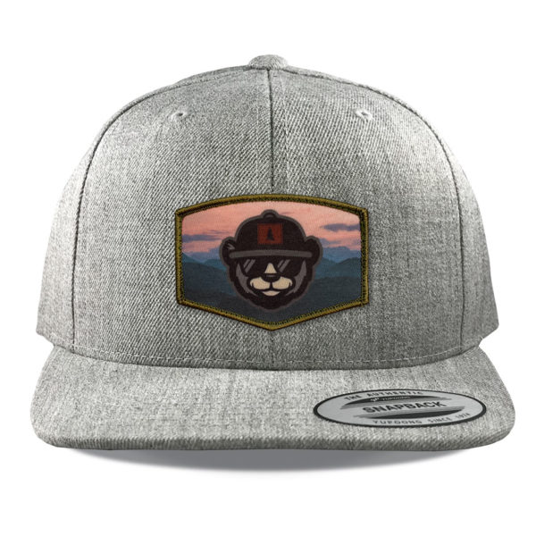 CPH Bear Logo Sublimated Patch Hat Custom Patch Hats