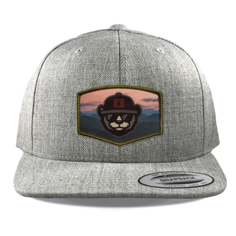 CPH Bear Logo Sublimated Patch Hat Custom Patch Hats