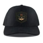 Black Richardson 112 Mid Profile Trucker