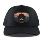 Black Richardson 112 Mid Profile Trucker