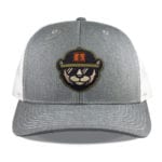 Heather Grey/White Richardson 112 Mid Profile Trucker