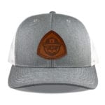 Heather Grey/White Richardson 112 Mid Profile Trucker