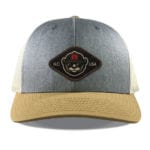 Heather Grey/Birch/Gold Richardson 115 Low Profile Trucker