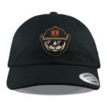 Black Yupoong 6245 Dad Hat