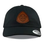 Black Yupoong 6245 Dad Hat