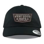 Black Yupoong 6245 Dad Hat