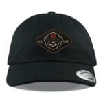 Black Yupoong 6245 Dad Hat