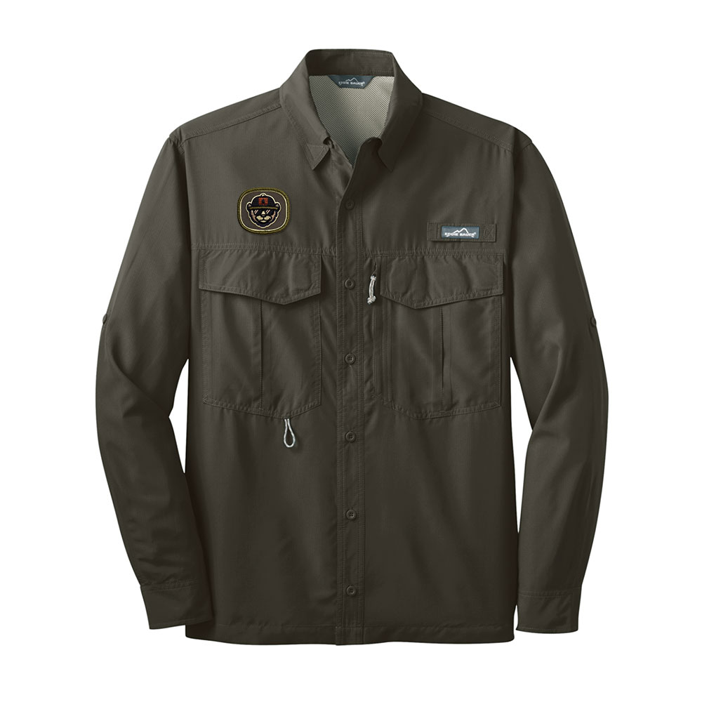 Eddie Bauer Long Sleeve Performance Fishing Shirt