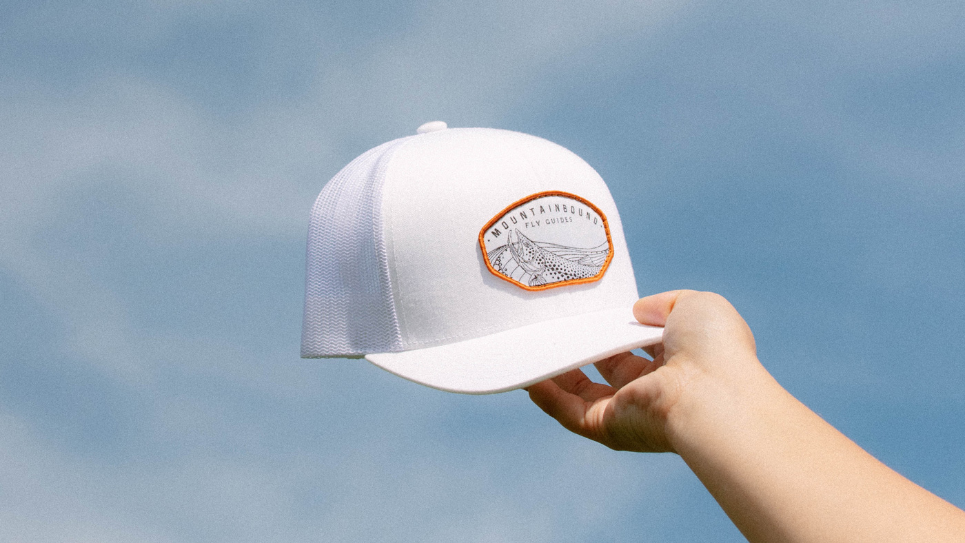 All White Richardson 112 with Woven Patch