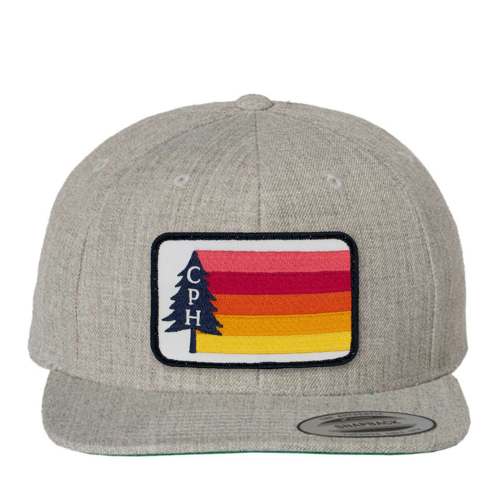 Yupoong Snapback Flat Bill Extra Large Patch Hat
