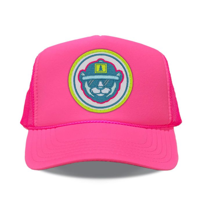 CobraCap High Profile Foam Trucker Hot Pink Hat