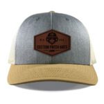 Heather Grey/Birch/Gold Richardson 115 Low Profile Trucker