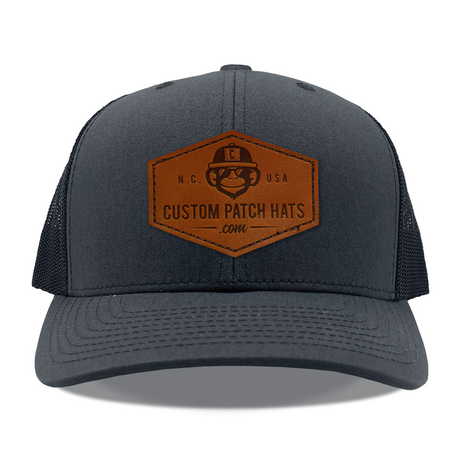  Custom Logo Leather Patch Hat