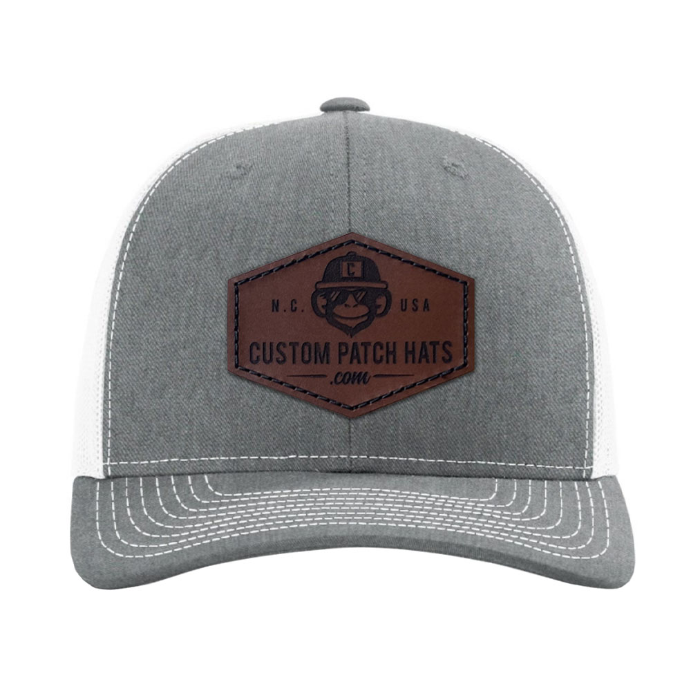 R112 Custom Rush Leather Patch Hats