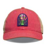 Dark Pink and Khaki Legacy OFA Trucker