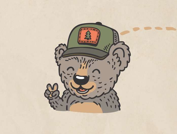 Bear Wearing A Hat