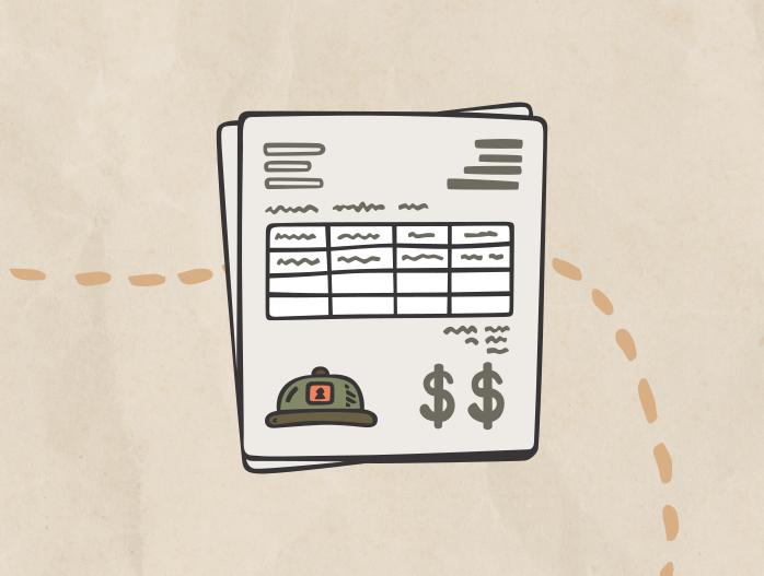 Custom Hat Invoice