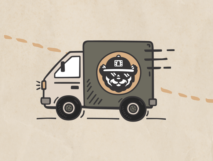 Hat Delivery Truck
