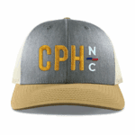 Heather Grey/Birch/Gold Richardson 115 Low Profile Trucker