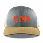 Heather Grey/Birch/Gold Richardson 115 Low Profile Trucker