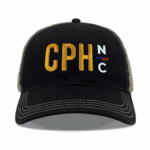 Black and Khaki Richardson 111 Unstructured Trucker