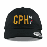 Black Yupoong 6245 Dad Hat