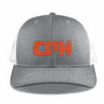 Heather Grey/White Richardson 112 Mid Profile Trucker