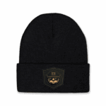 Black SP12 Sportsman Cuffed Beanie