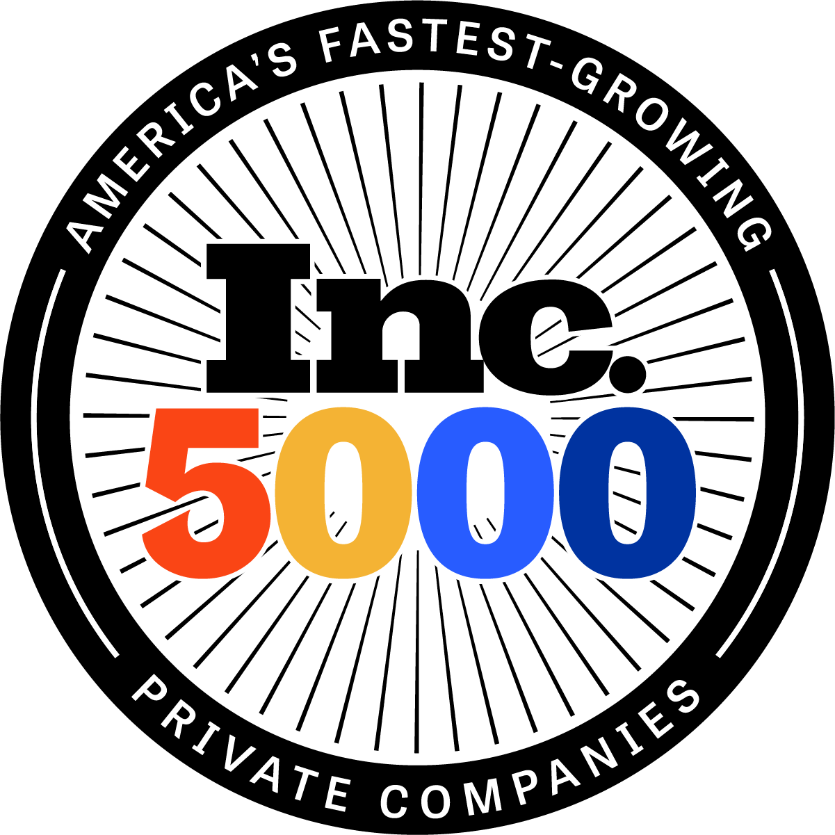 Inc. 5000 Color Medallion Logo Inc. 5000 Color Medallion Logo