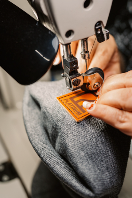 Custom Patch Hat Process Precision Stitching Detail