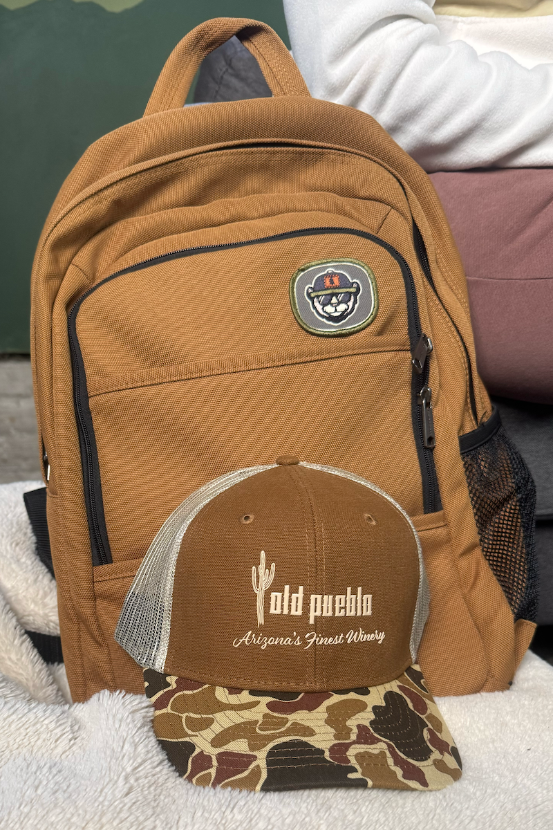 Custom Branded Carhartt Backpack with camo Hat Custom Branded Carhartt Backpack with camo Hat