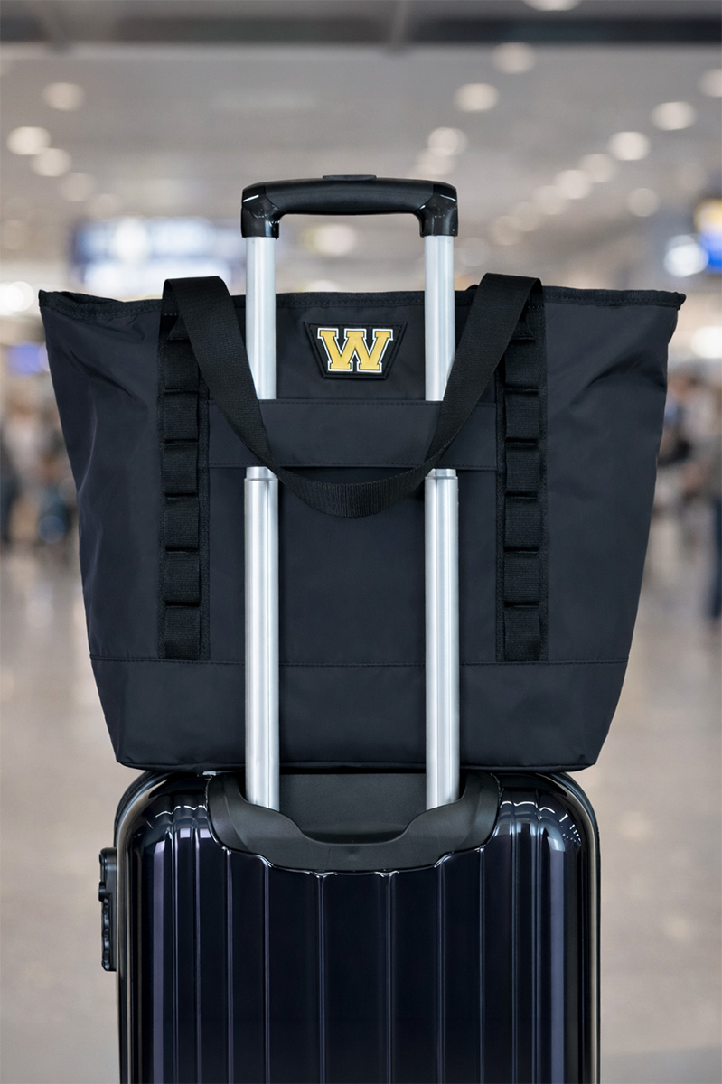 Large Tote Bag Custom Pvc Patch On Luggage Handle Large Tote Bag Custom Pvc Patch On Luggage Handle