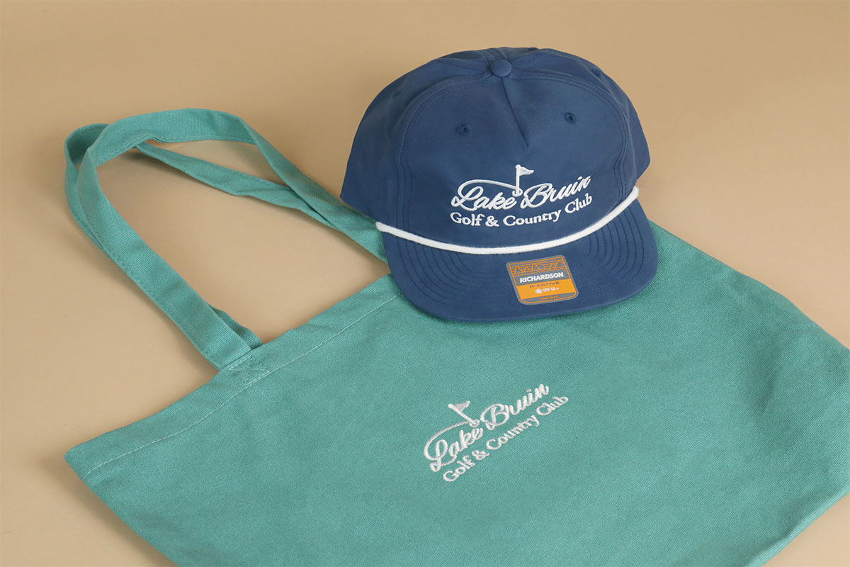 Tote Bag And Rope Hat Matching Direct Embroidery Tote Bag And Rope Hat Matching Direct Embroidery